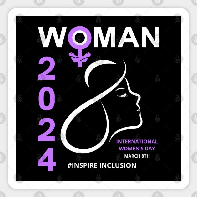 International Women's Day 2024 Magnet by chems eddine